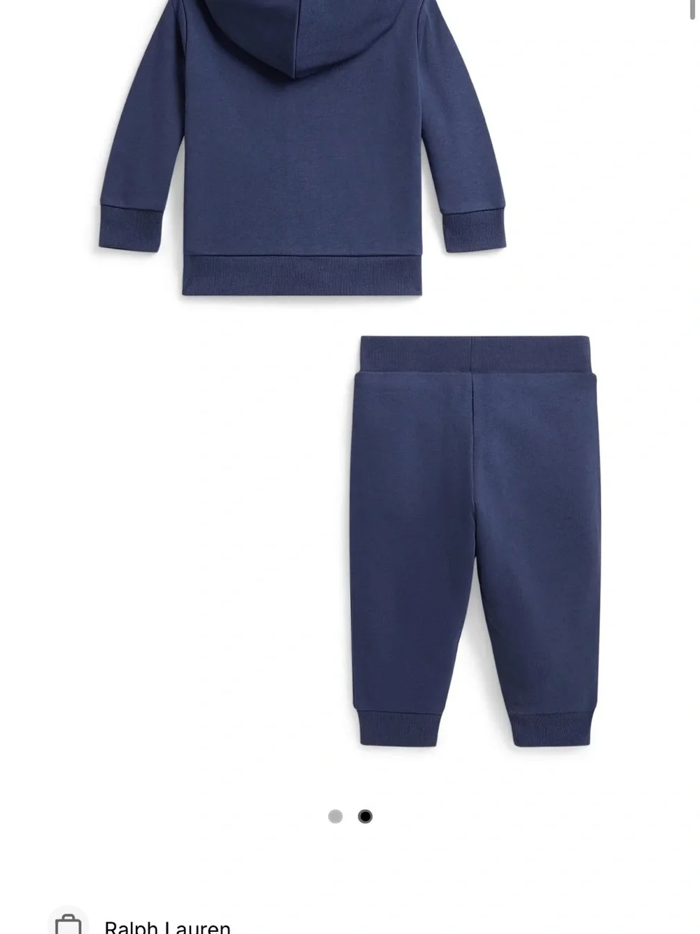 Ralph Lauren Navy Blue Kids Hoodie & Jogger Set